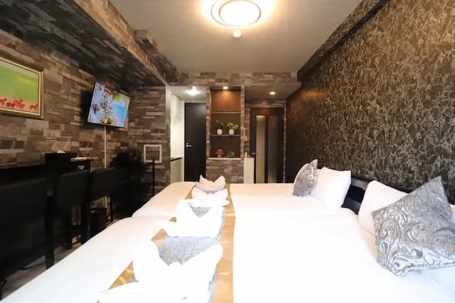 心齋橋旅居｜長堀橋站步行5分＊難波、道頓堀步行即達＊提供Wi-Fi＊設備齊全＊設計感客房-OSS802-1