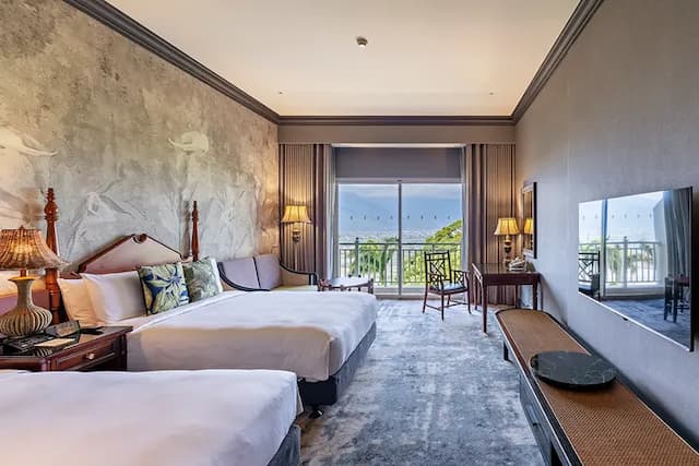 遠雄悅來大飯店-精緻山景客房(二中床) ｜Room only-2