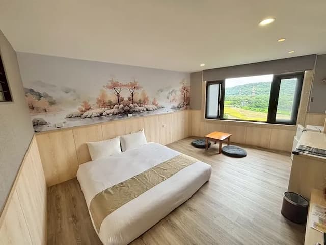 DA XI LAO CHENG,SI-JI-XING-GUAN-Japanese-style view double room-1