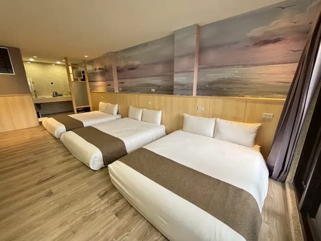 DA XI LAO CHENG,SI-JI-XING-GUAN-Japanese-style balcony and six-person room-2