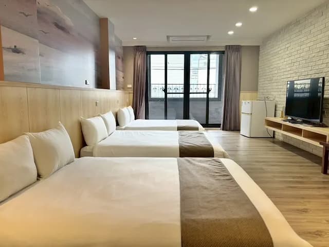 DA XI LAO CHENG,SI-JI-XING-GUAN-Japanese-style balcony and six-person room-5