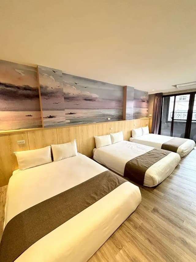 DA XI LAO CHENG,SI-JI-XING-GUAN-Japanese-style balcony and six-person room-4