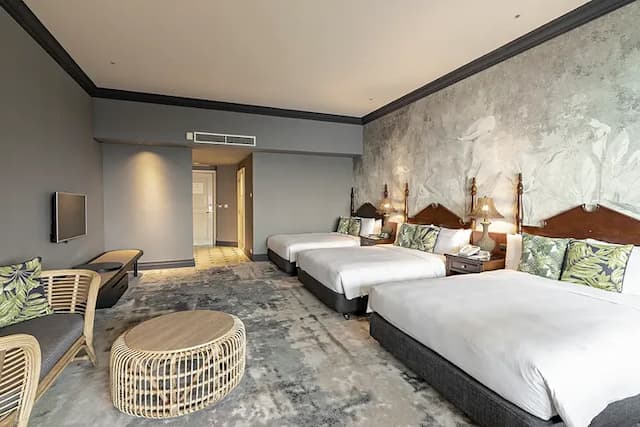 遠雄悅來大飯店-家庭海景客房(三中床)｜Room only-3