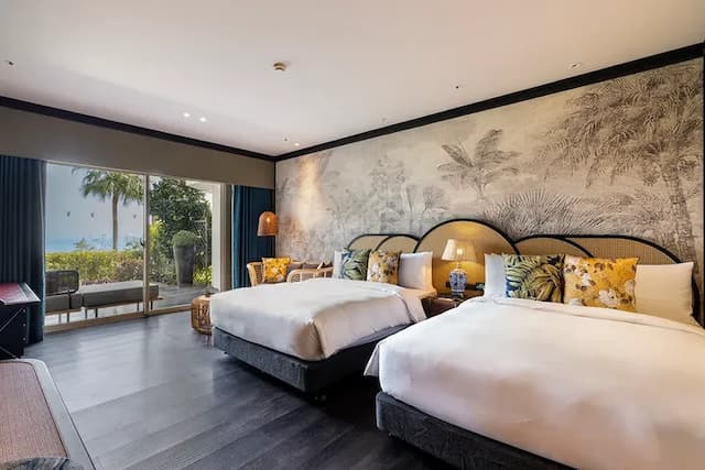 遠雄悅來大飯店-發現庭園客房(二中床)｜早餐+海洋公園門票-1