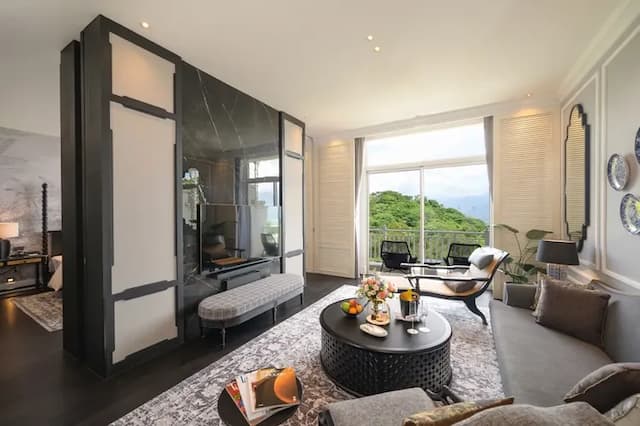 遠雄悅來大飯店-經典山景套房(一大床)｜早餐+海洋公園門票-2