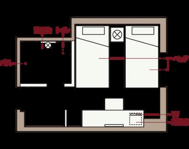 米澤MontoView飯店-雙床房(吸菸/禁菸)-2