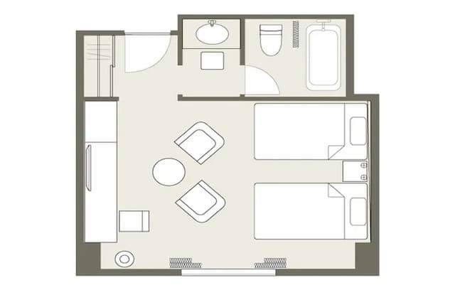 札幌東急卓越大飯店｜雪祭期間特別販售-標準雙床房 (禁菸)-2