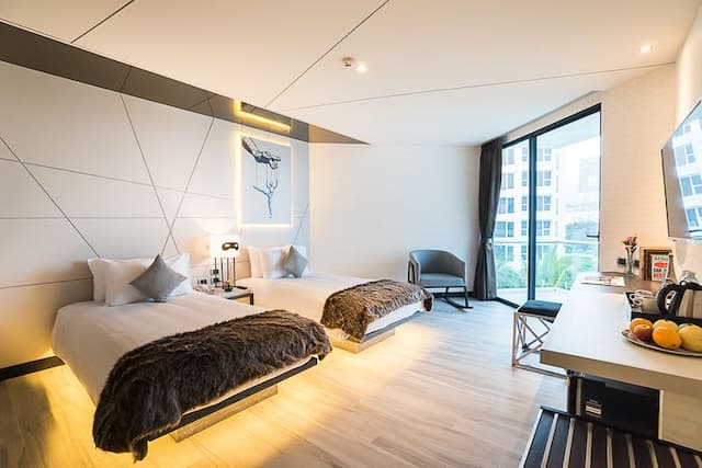 메라 마레 호텔 (Mera Mare Pattaya)-디럭스 씨뷰 트윈베드 (조식포함 객실)-1