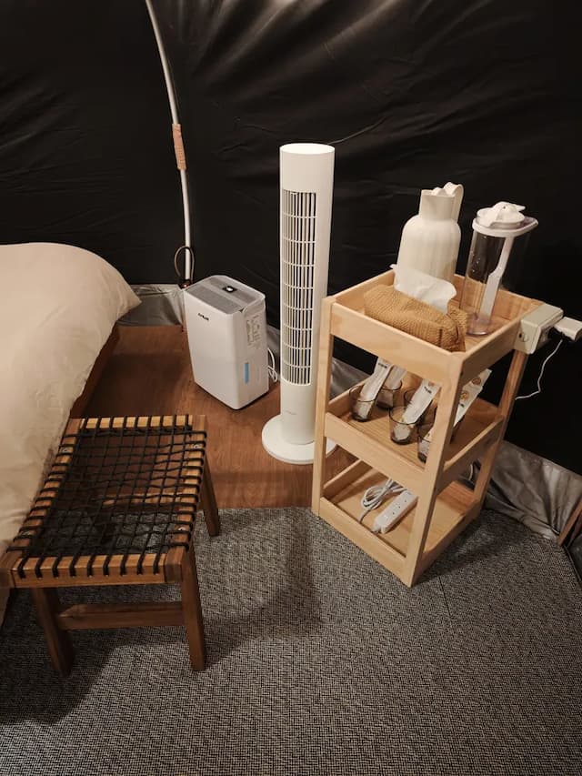 除濕機、塔扇、飲用冷熱水、備品、延長線