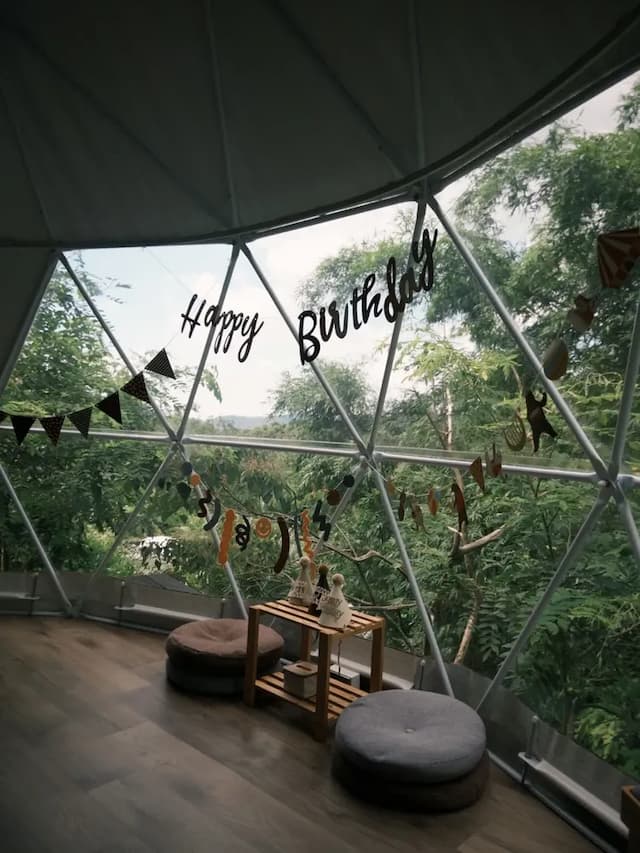 森山谷｜獨家85折起！低密度懶人露營、一泊三食-【懶人露營】星空帳篷｜四人房｜森林景-4