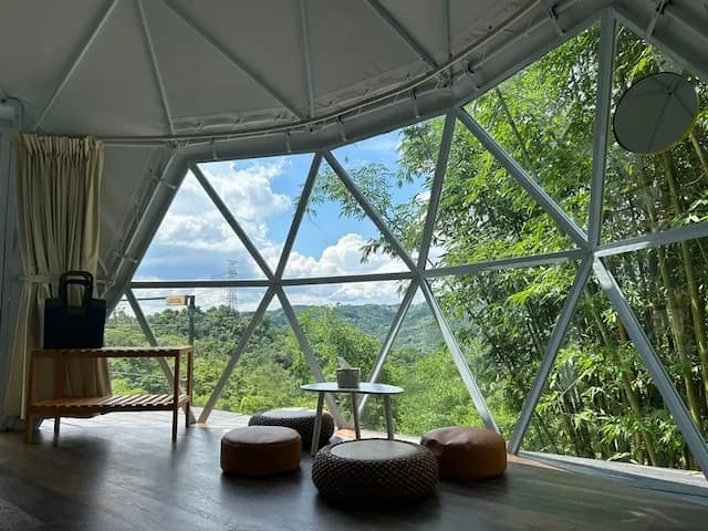 森山谷｜獨家85折起！低密度懶人露營、一泊三食-【懶人露營】星空帳篷｜森林兩帳包區｜獨立衛浴-7