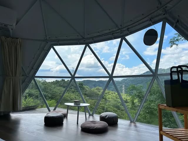 森山谷｜獨家85折起！低密度懶人露營、一泊三食-【懶人露營】星空帳篷｜森林兩帳包區｜獨立衛浴-6