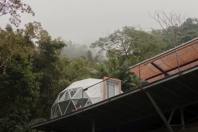 森山谷｜獨家85折起！低密度懶人露營、一泊三食-【懶人露營】星空帳篷｜森林兩帳包區｜獨立衛浴-1