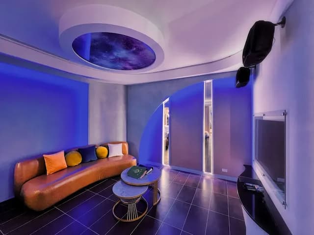 薇風精品汽車旅館 l 免費早餐-豪華雙人房 - 附設KTV-3