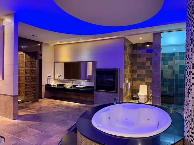 薇風精品汽車旅館 l 免費早餐-豪華雙人房 - 附設KTV-15