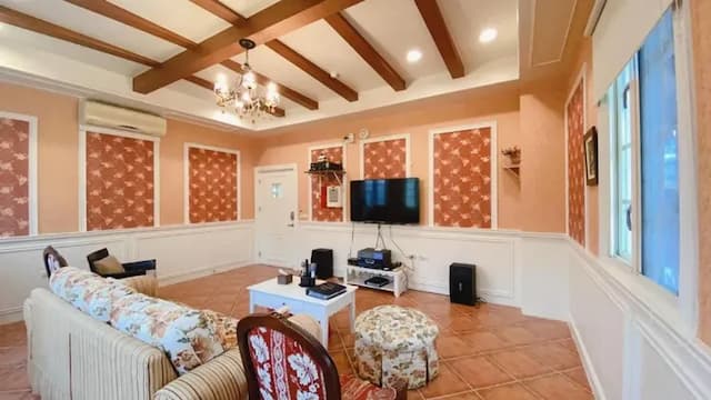 伊莎愛莉民宿-宜蘭伊莎愛莉民宿|可10~35人宜蘭包棟民宿(不選房型)|包棟可唱歌、烤肉、電動麻將|部分房間有溜滑梯|傳藝中心x羅東夜市-3