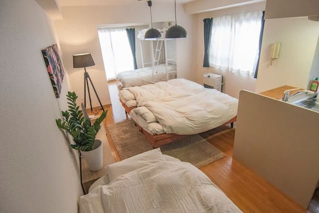 Susukino Station is only 400m (4 minutes walk from subway station)-Room 301-2