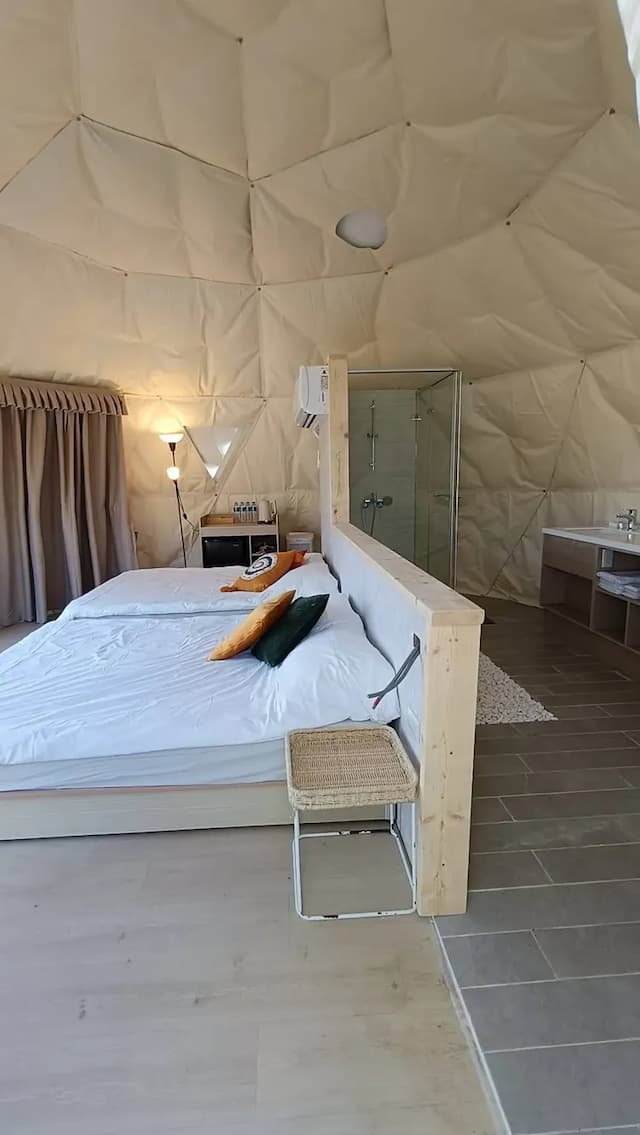 橘舍三食 Orange Farmerlife | 全新上架！豪華一泊三食+體驗-【豪華露營】二人樹林區球型帳-3