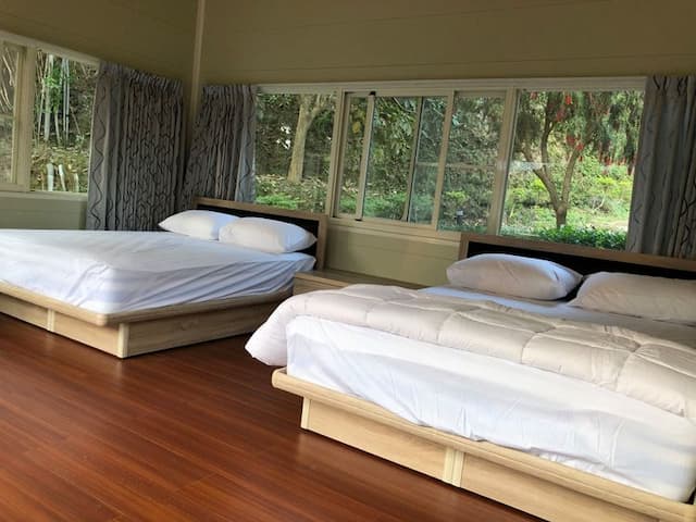 倚月觀荷民宿（可包棟）｜烤肉區、停車場-賞荷小屋-1-8