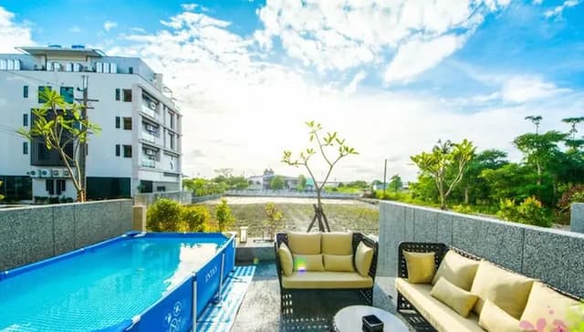 米可民宿｜附溜滑梯、游泳池-24人包棟-1