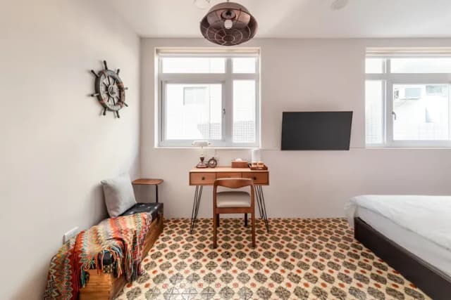 台南友愛有愛智能入住旅店-高級雙人房-13