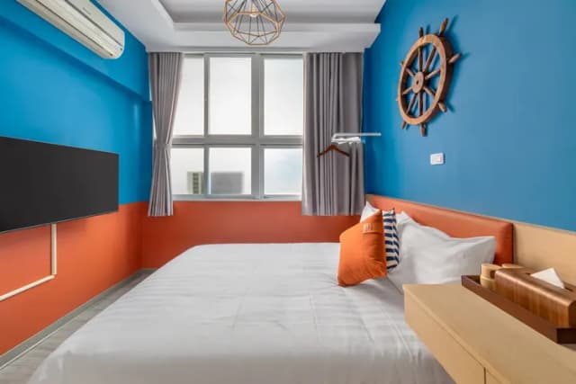 台南友愛有愛智能入住旅店-高級雙人房-6