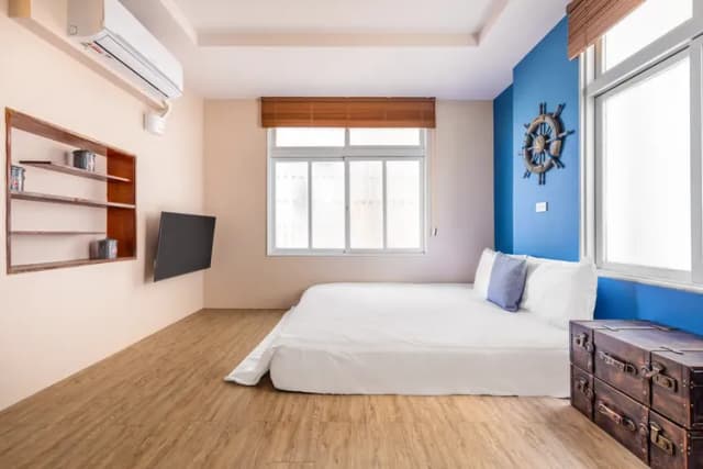 台南友愛有愛智能入住旅店-豪華雙人房-9