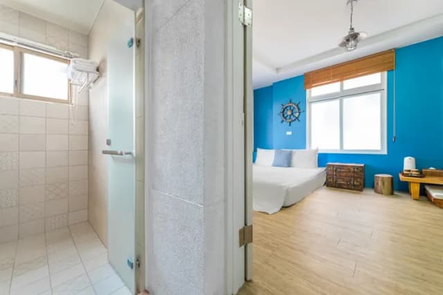 台南友愛有愛智能入住旅店-豪華雙人房-10