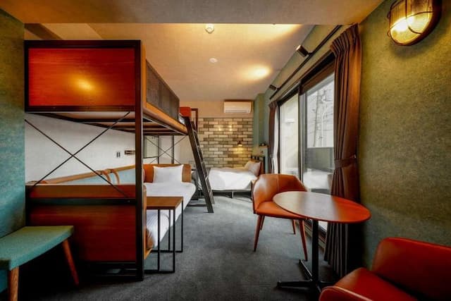 RESI STAY BRIX-2段ベッド１台、ダブルベッド１台-2