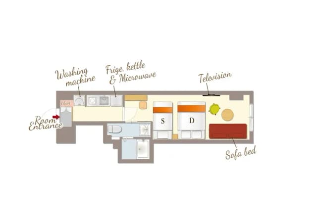 RESI STAY THE KYOTO-Standard Twin for 4-13
