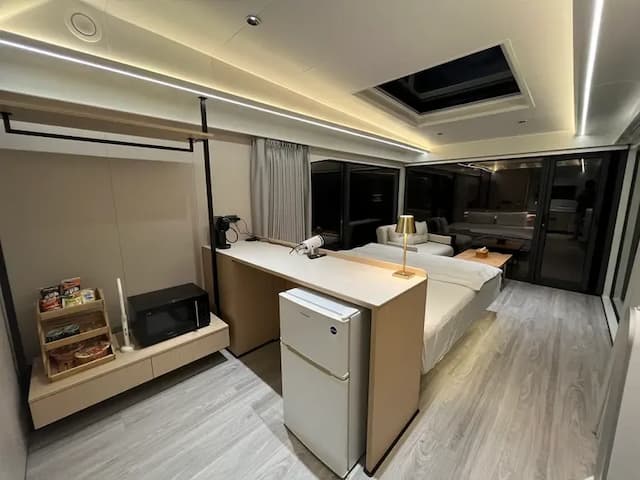 虹夕尖石免搭帳露營區｜獨家8折起！寵物友善、高海拔、鄰近青蛙石天空步道-"虹夕伴山" 太空艙 A1-2