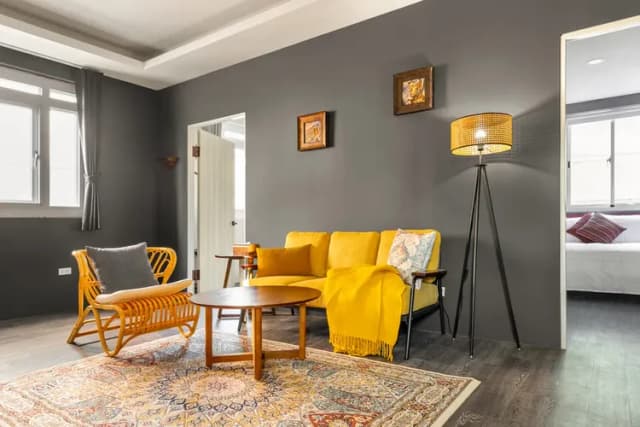 台南友愛有愛智能入住旅店-家庭房-10