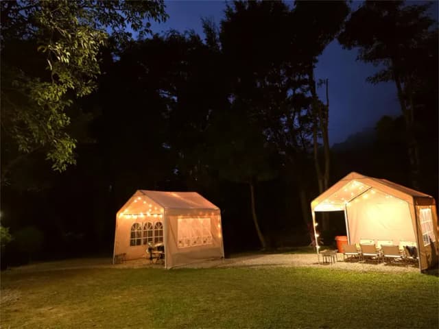 南庄春友彩虹民宿【一泊三食】南庄老街旁 ｜輕露營草皮客廳帳｜ 烤肉套餐｜鬆餅體驗｜早餐｜森林戲水池-樓中樓十人房｜景觀戲水池、趣味釣魚池、適合親子出遊-14