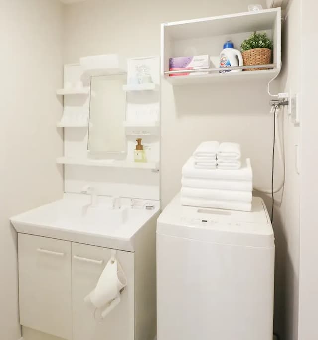 洗面台、洗衣機