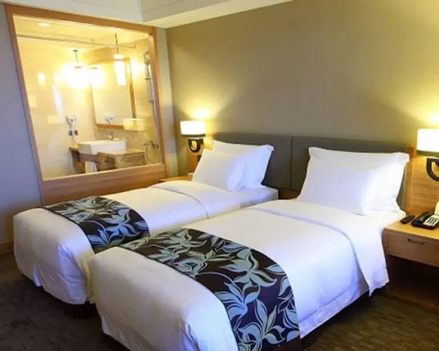 福容大飯店花蓮館 | 可選購海景房型-海景客房(兩小床)-3