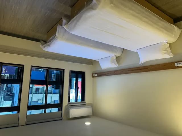 慢且洄瀾文旅飯店｜花蓮市中心美食吃不停｜香榭大道上-標準雙床房 - 無停車位-4