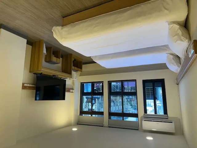 慢且洄瀾文旅飯店｜花蓮市中心美食吃不停｜香榭大道上-標準雙床房 - 無停車位-3