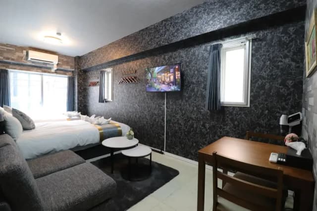 心齋橋旅居｜長堀橋站步行5分＊難波、道頓堀步行即達＊提供Wi-Fi＊設備齊全＊設計感客房-OSS401-2