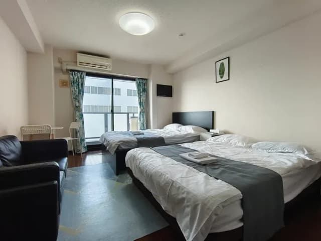 Within walking distance of Airport Bus Terminal/JR Namba Station, 5 minutes walk from JR Ashiharabashi Station, 1 room per floor-South Village 501-2