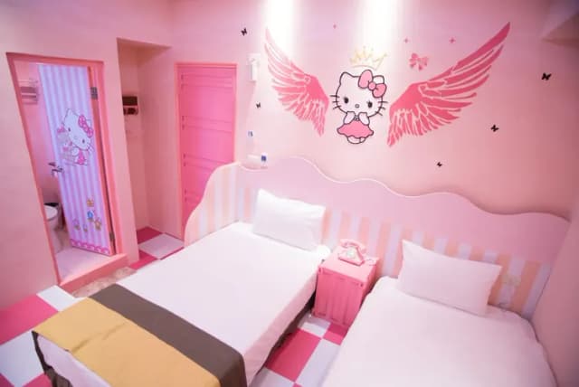 和興大飯店-主題雙床房-2