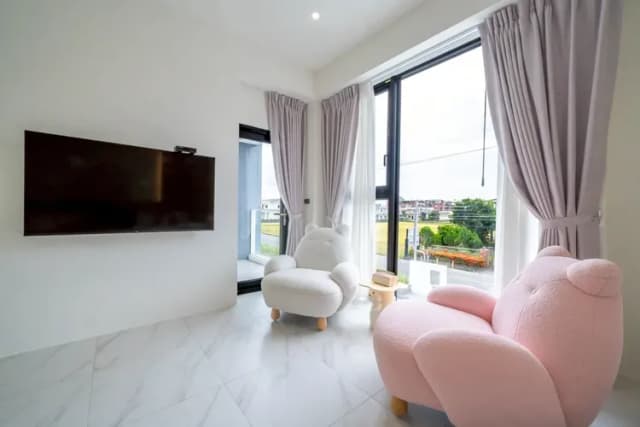 H Villa-羅東冬山獨棟民宿-陽光四人房-13