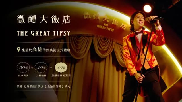 【微醺大飯店 The Great Tipsy】高雄｜沉浸式體驗-平假日場次 20:50 - 雙人-1