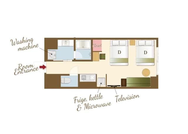 RESI STAY 京 Ryuvilux 二條-嵯峨野A ll 四人房-9