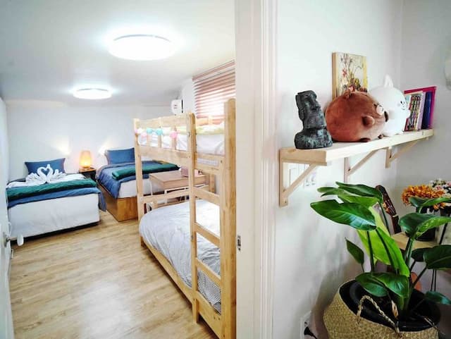 智妍之家｜3分鐘到梨泰院站 適合多人旅遊-3-8人房，最多可8人入住-3