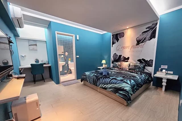 邂逅老街精緻民宿 l 馬公中央老街旁-青出於藍-雙人房-1