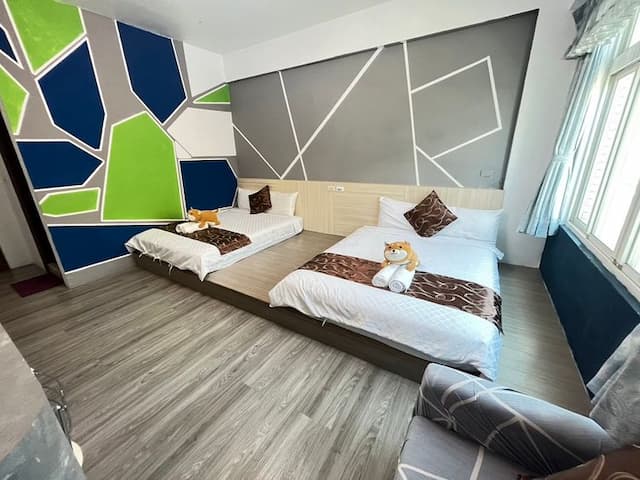 墾丁日春民宿 l 海生館x恆春老街 l 恆春古城-家庭四人房-2