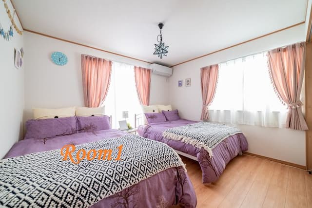 Star house｜免費停車位/4房2衛/近海中道路、勝連城跡/最多11人-Star house-4