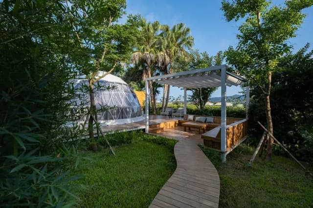 Glamping Hygge Hill 山野森活-圓形帳篷-5