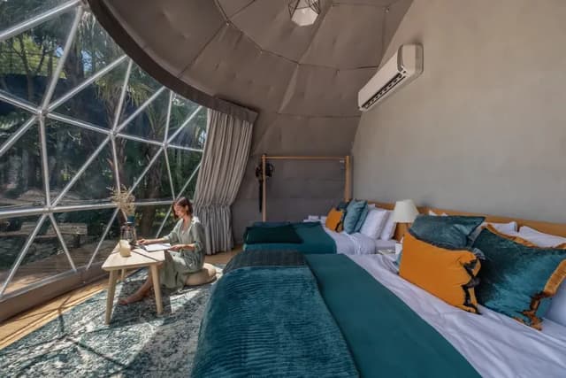 Glamping Hygge Hill 山野森活-圓形帳篷-8