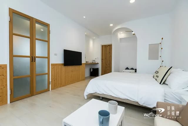 Blue White Bed and Breakfast-White  Quadruple Room-6